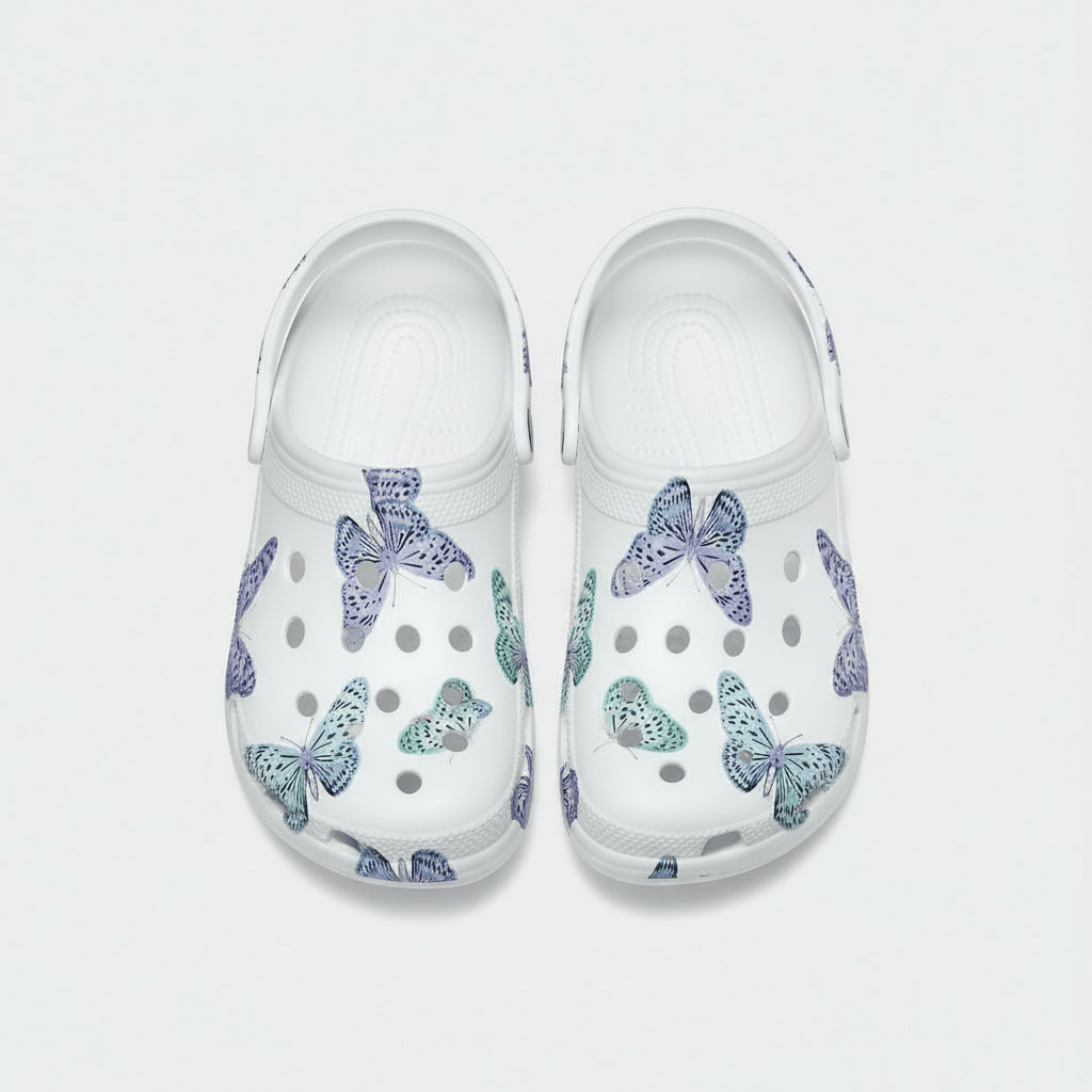 Chaussons Sabots Papillon pour Femme