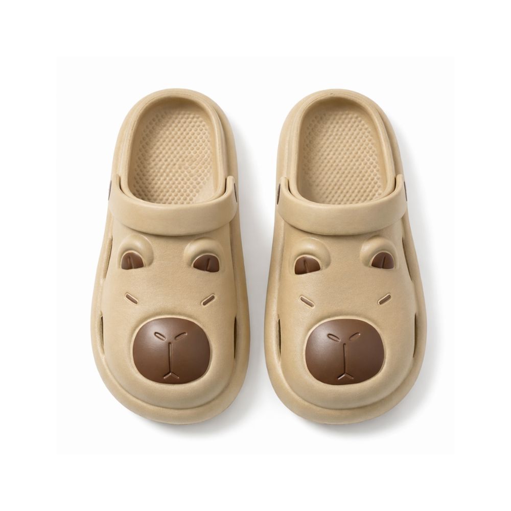 Chaussons Sabots Capybara Bochausson vue de profil