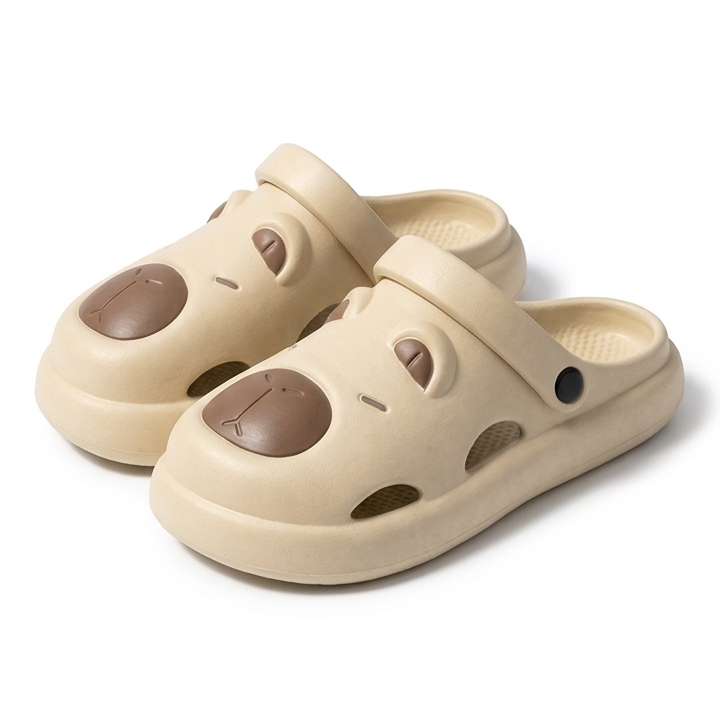 Chaussons Sabots Capybara Bochausson vue de dessus