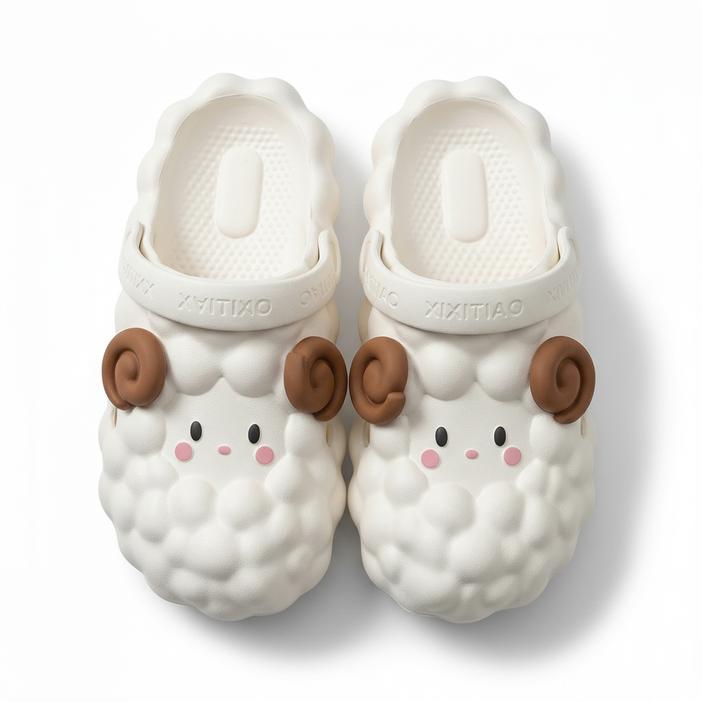 Chaussons Sabots Mouton Bochausson vue de profil
