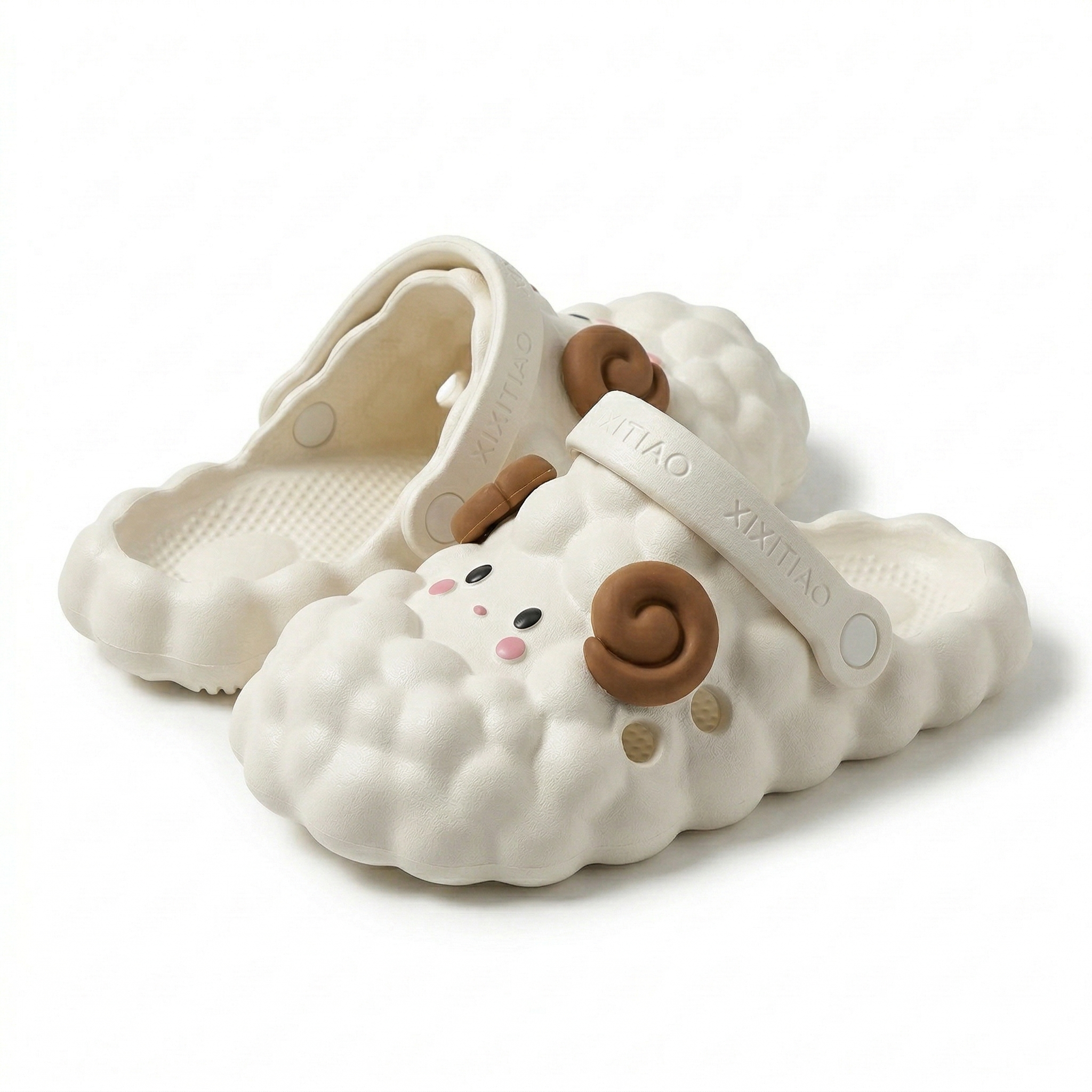 Chaussons Sabots Mouton Bochausson vue de dessus