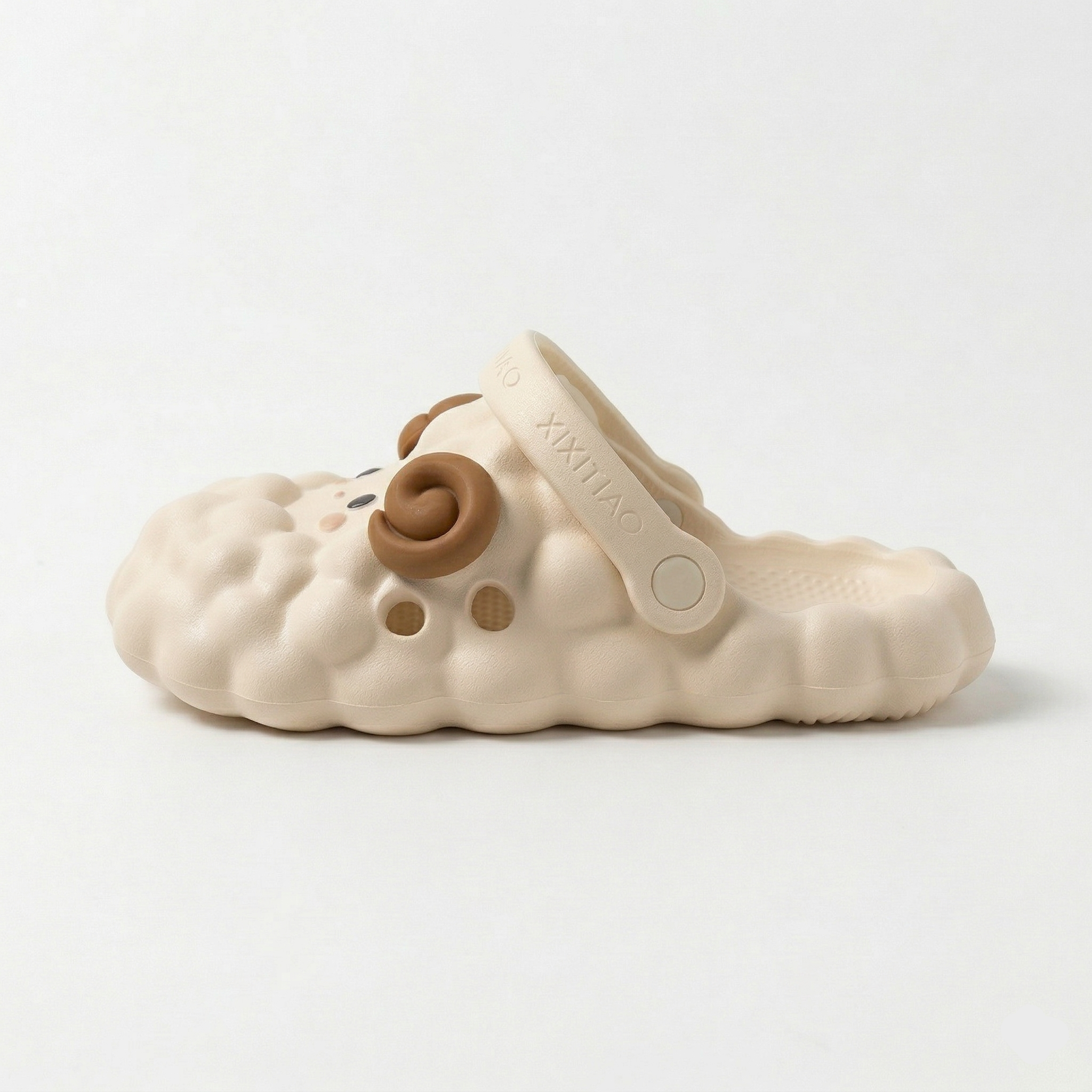 Chaussons Sabots Mouton Bochausson vue de cote