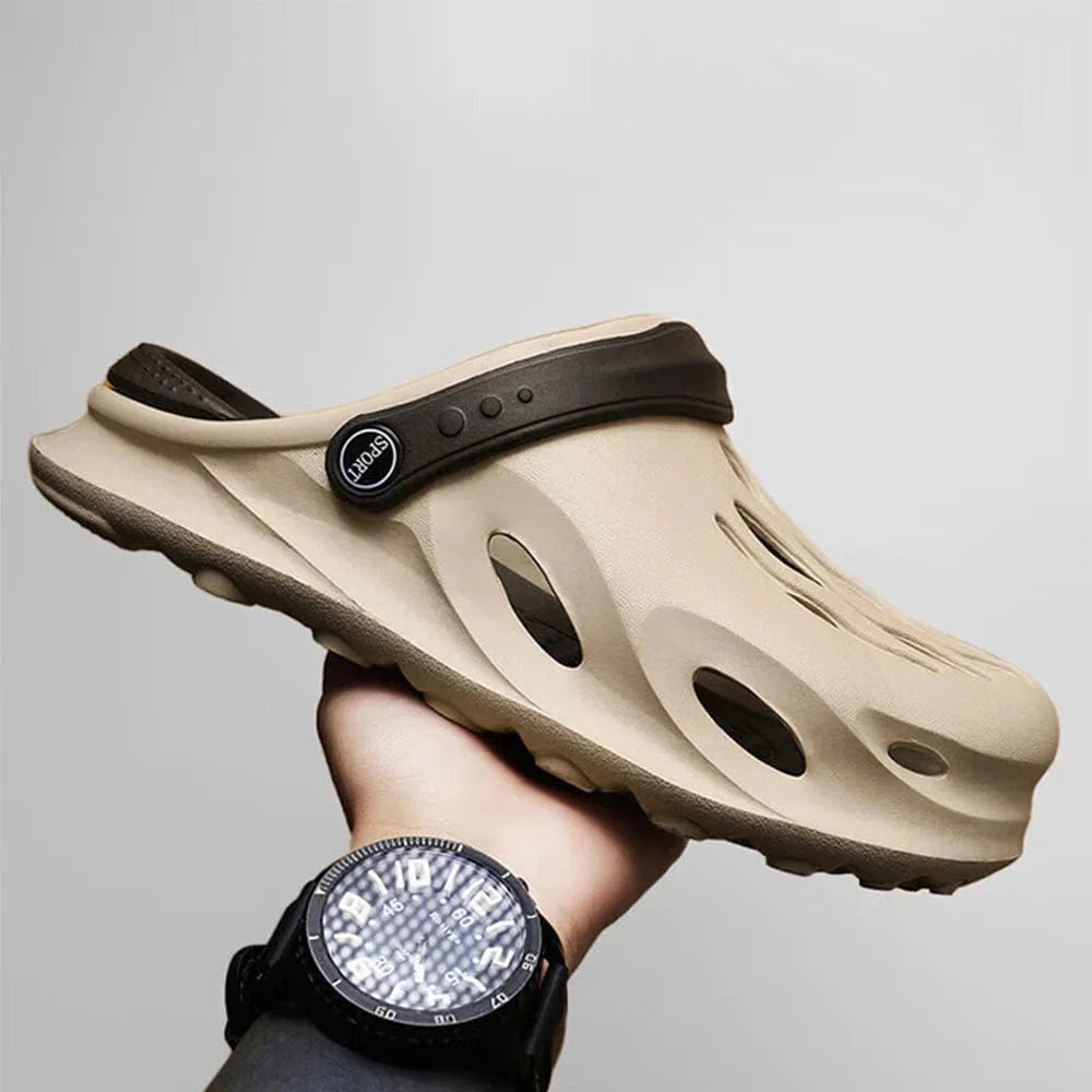 Chaussons Sabots pour Homme Beige / 39