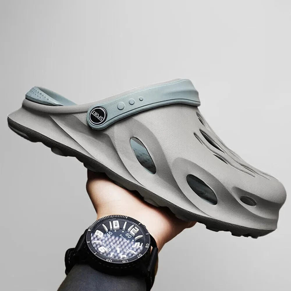Chaussons Sabots pour Homme Gris / 39