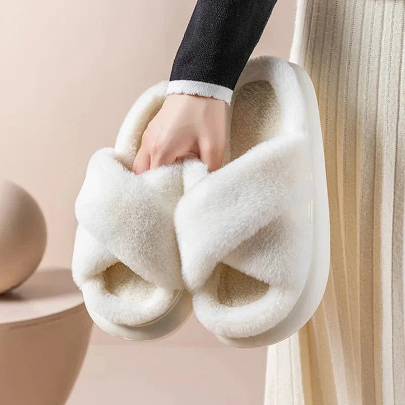 Chaussons Sandales en Fourrure