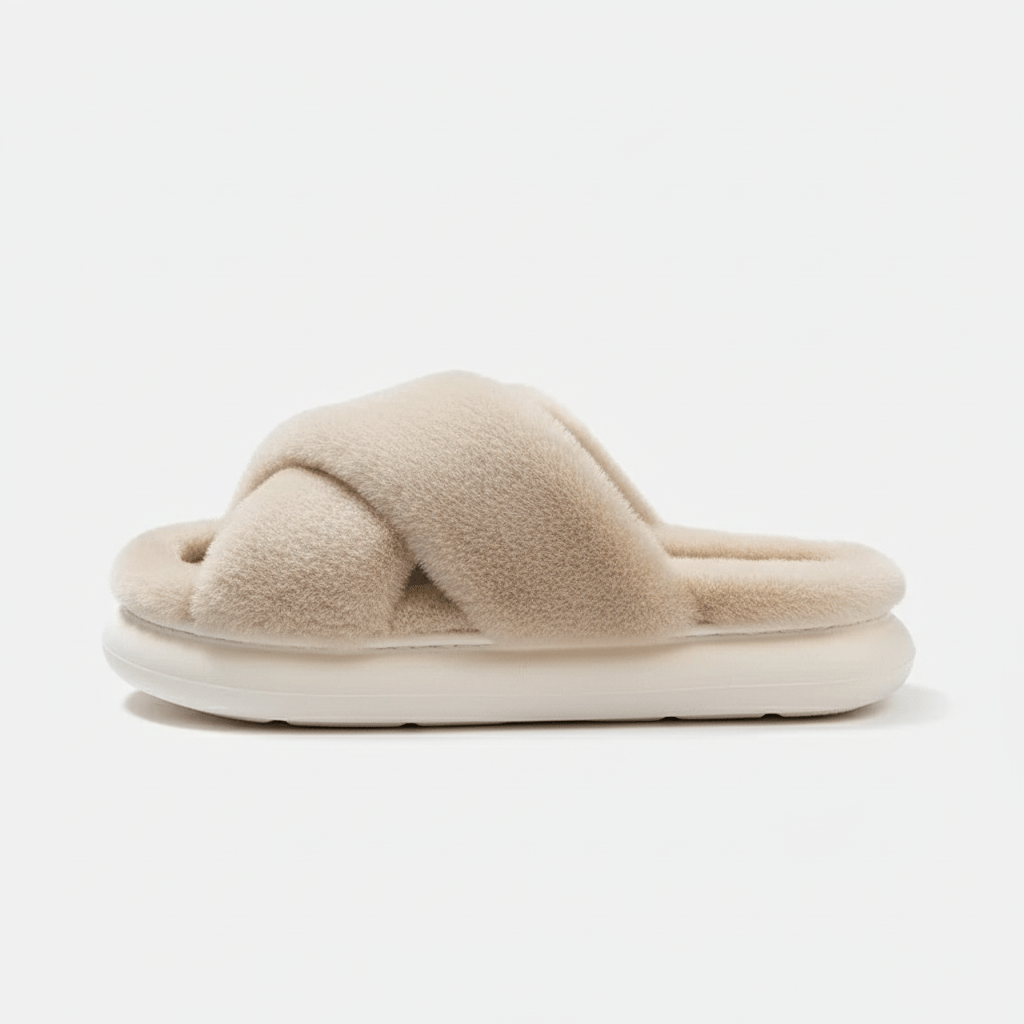 Chaussons Sandales en Fourrure