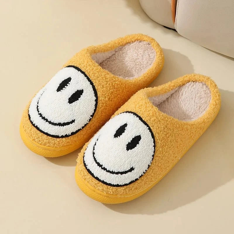 Chaussons Smiley pour Femme Orange / 35-36