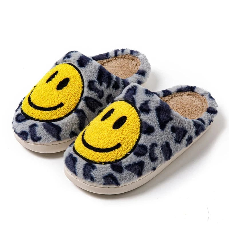 Chaussons Smiley Bleu marine / 35-36