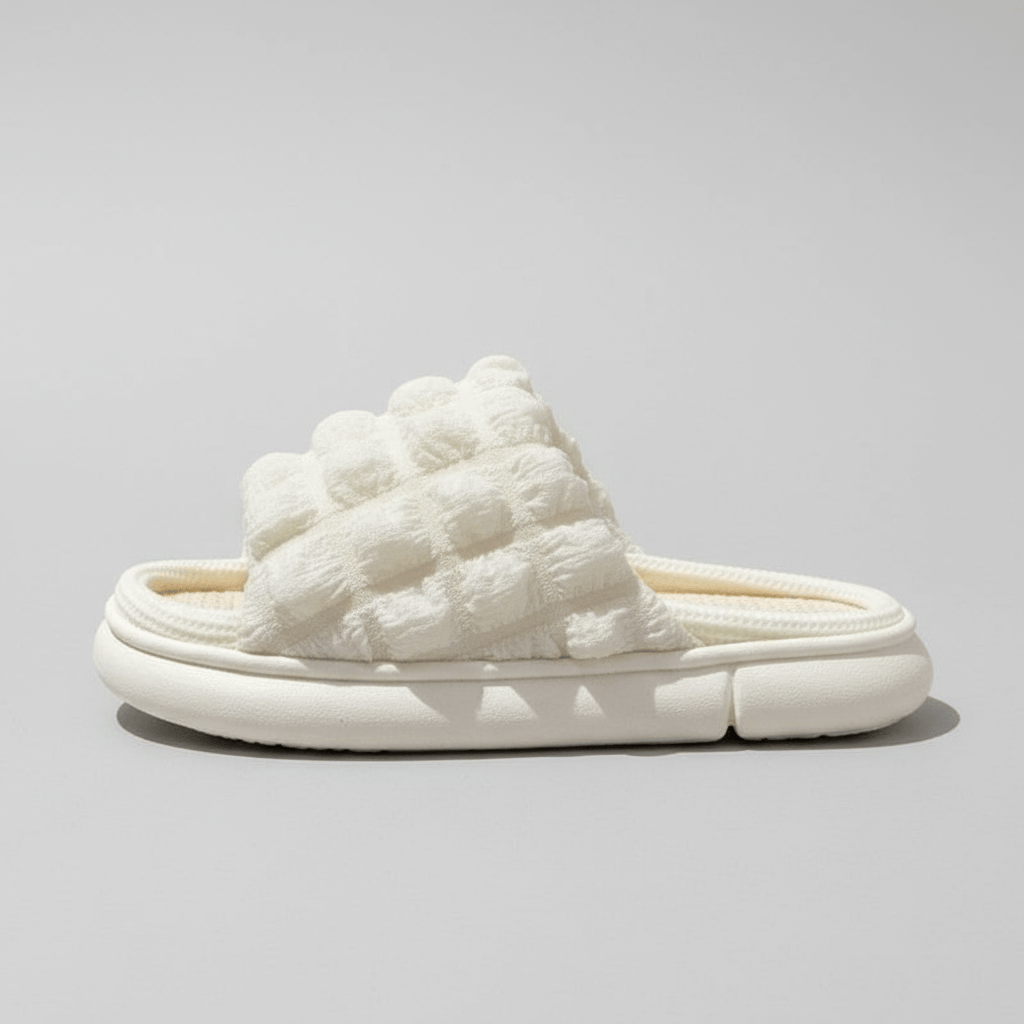 Chaussons d'Été en Toile pour Femme Blanc / 35-36