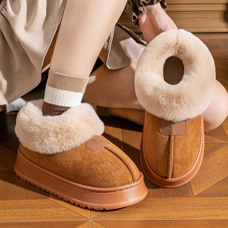 Chaussons Très Chauds Bottines pour Femme
