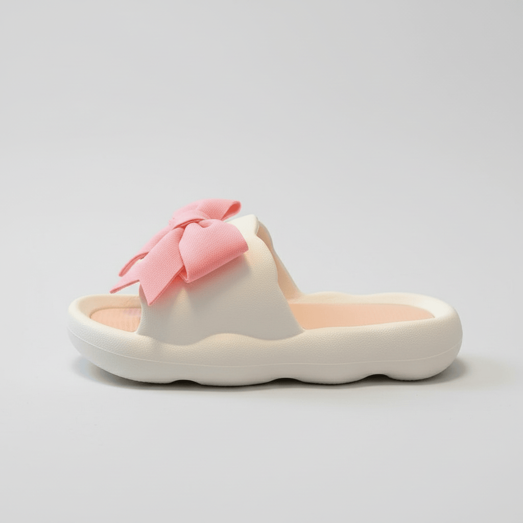 Claquettes pour Enfant Fille à Noeud