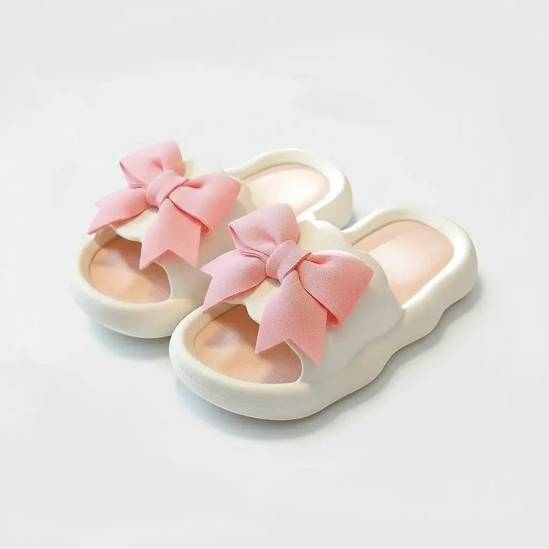Claquettes pour Enfant Fille à Noeud