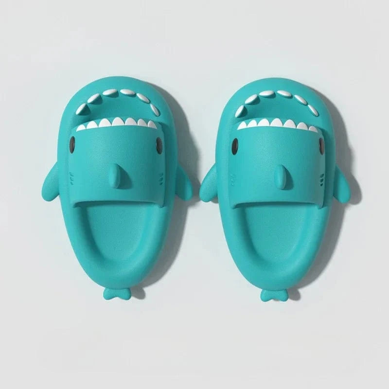 Claquette Requin pour Enfants Turquoise / 22-23