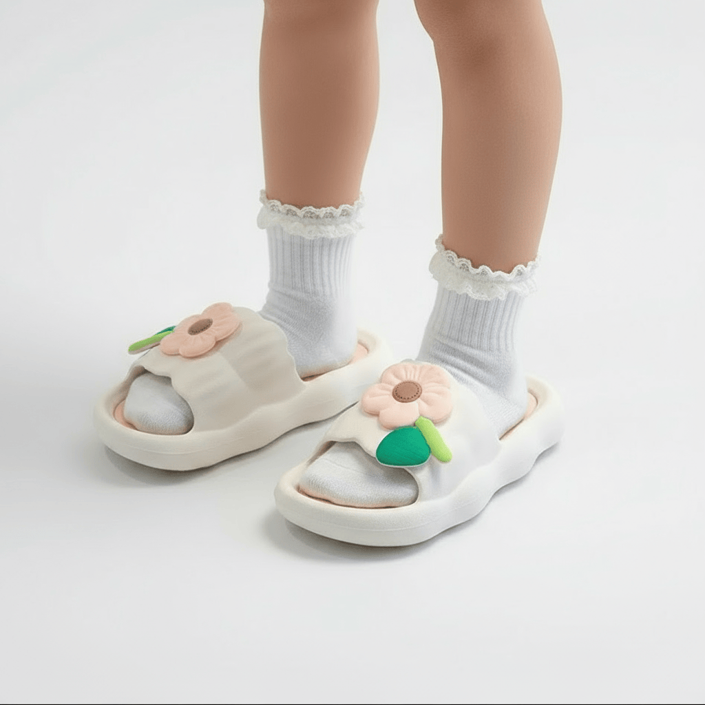 Claquettes à Fleur pour Enfant