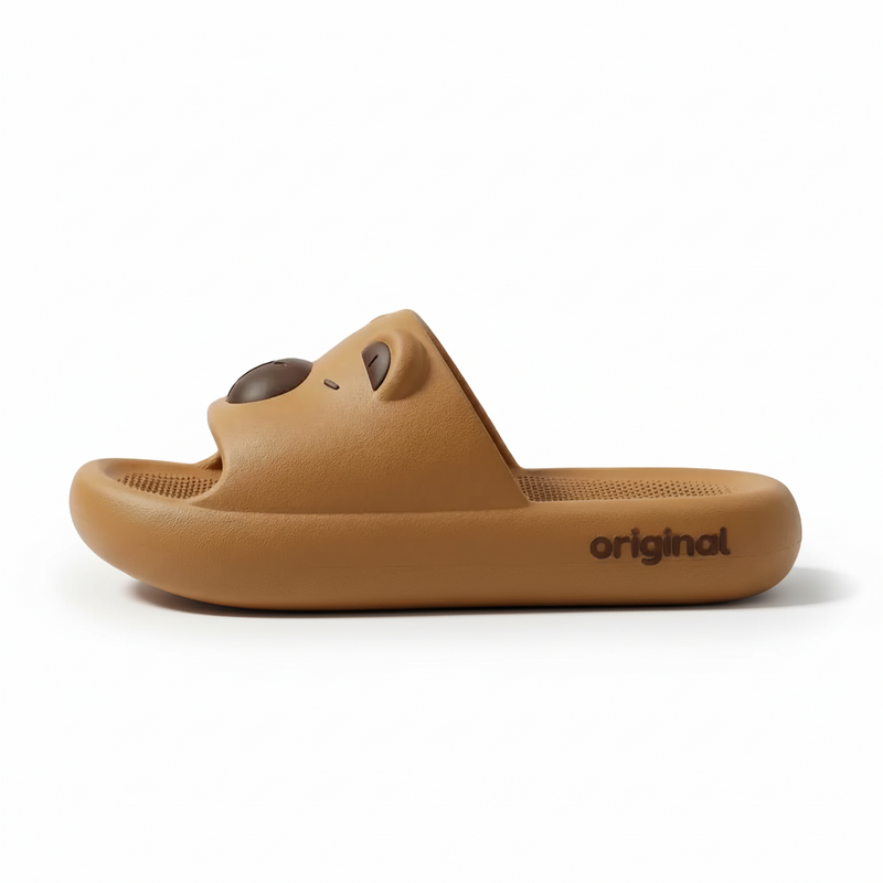 Claquettes Capybara Femme Plage Bochausson vue de face