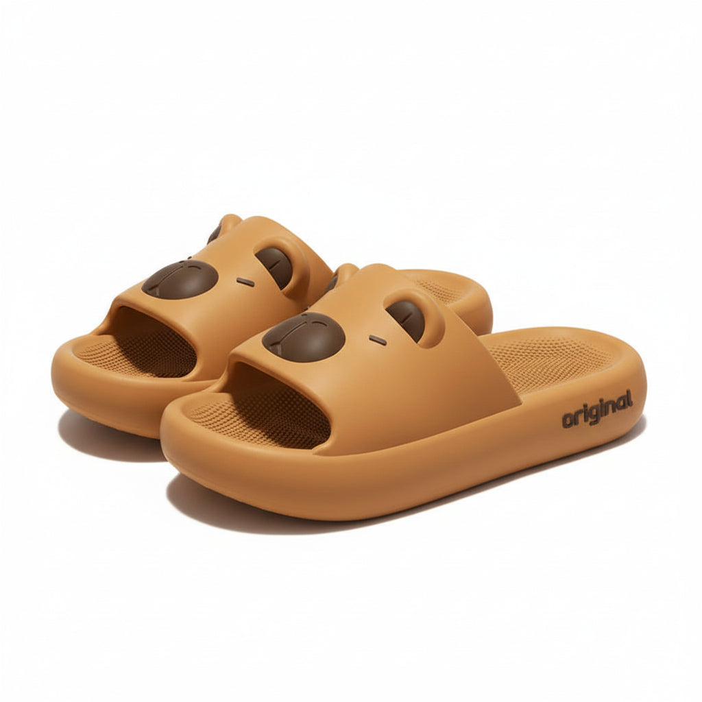 Claquettes Capybara Femme Plage Bochausson vue de profil