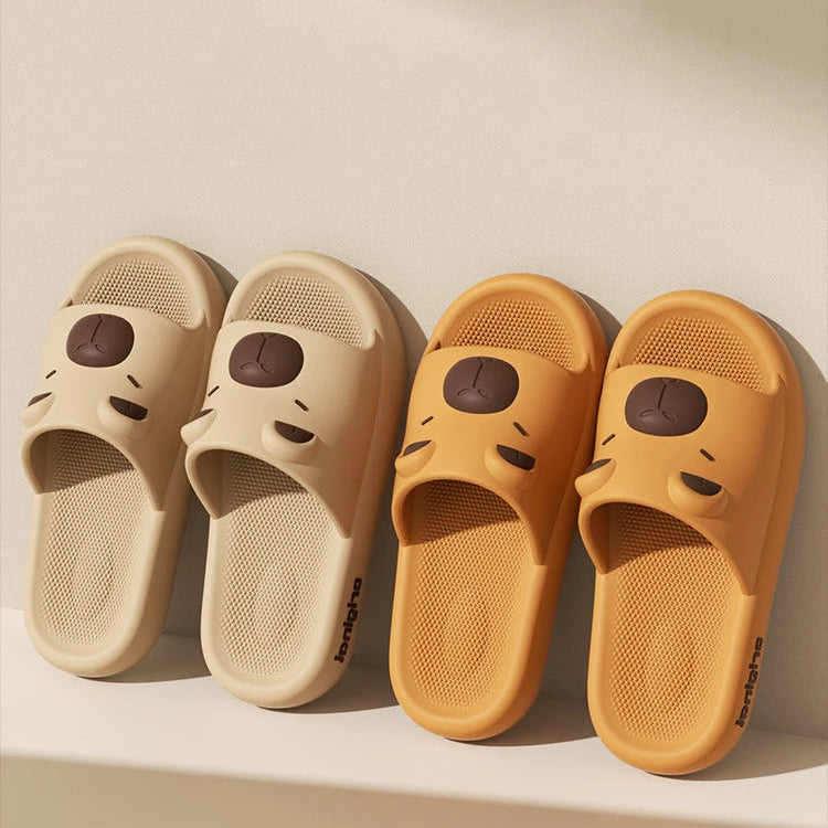 Claquettes Capybara Femme Plage Bochausson vue arriere