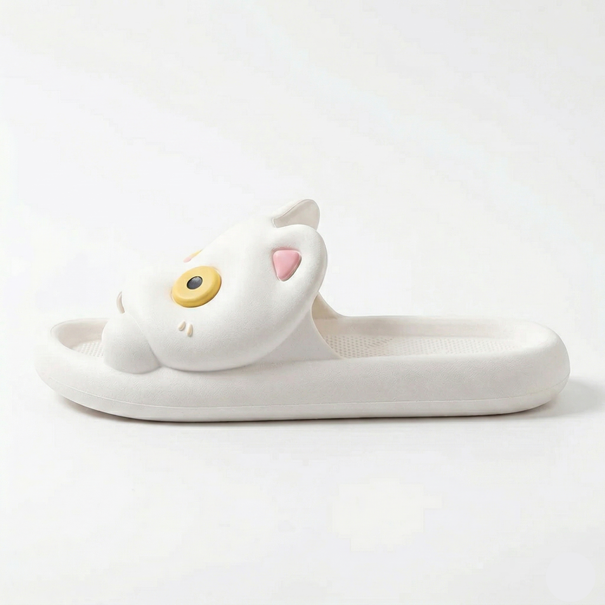 Claquettes Chat Femme Été Bochausson vue de profil
