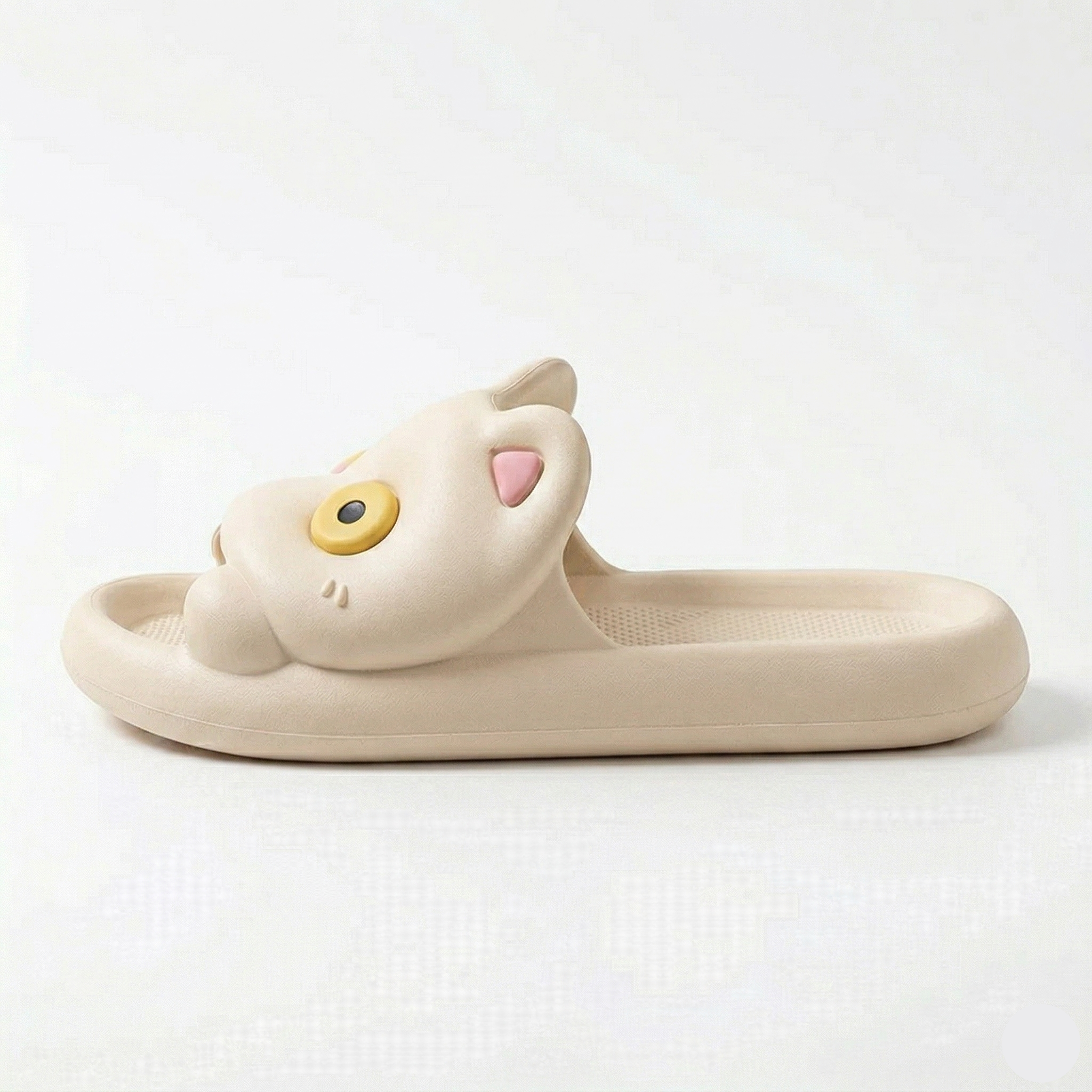 Claquettes Chat Femme Été Bochausson vue de dessus