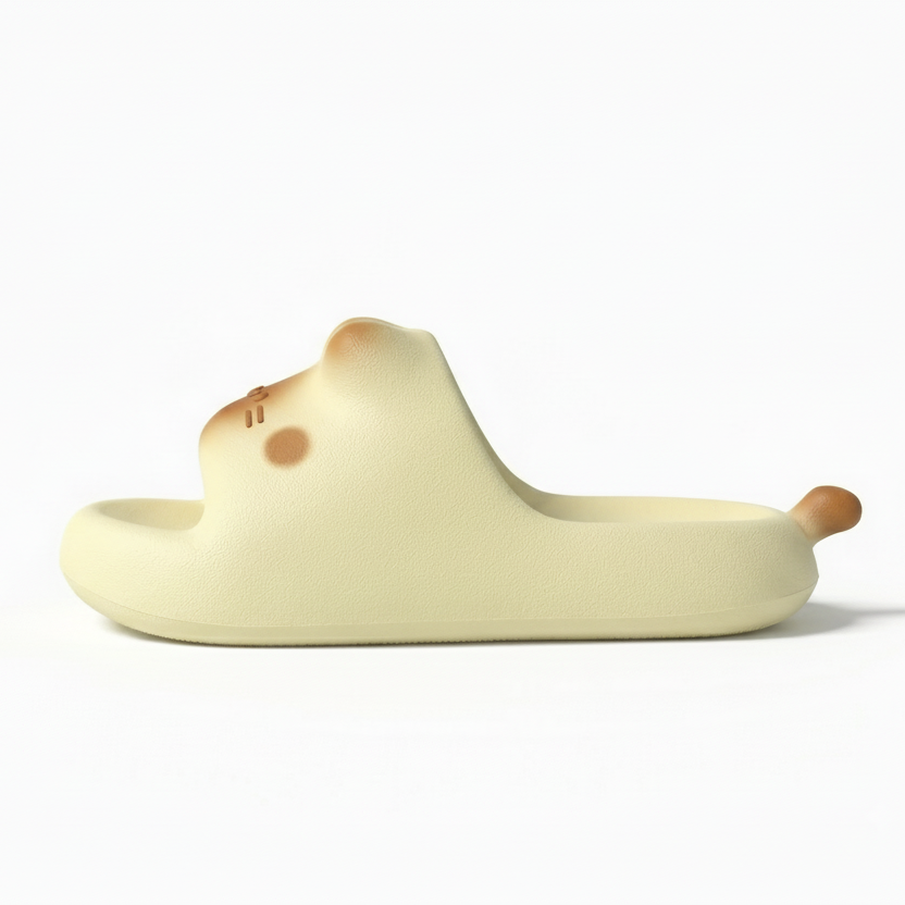 Claquettes Chat Femme Piscine Bochausson vue de face