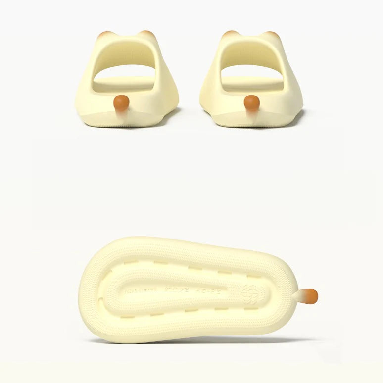 Claquettes Chat Femme Piscine Bochausson vue portee