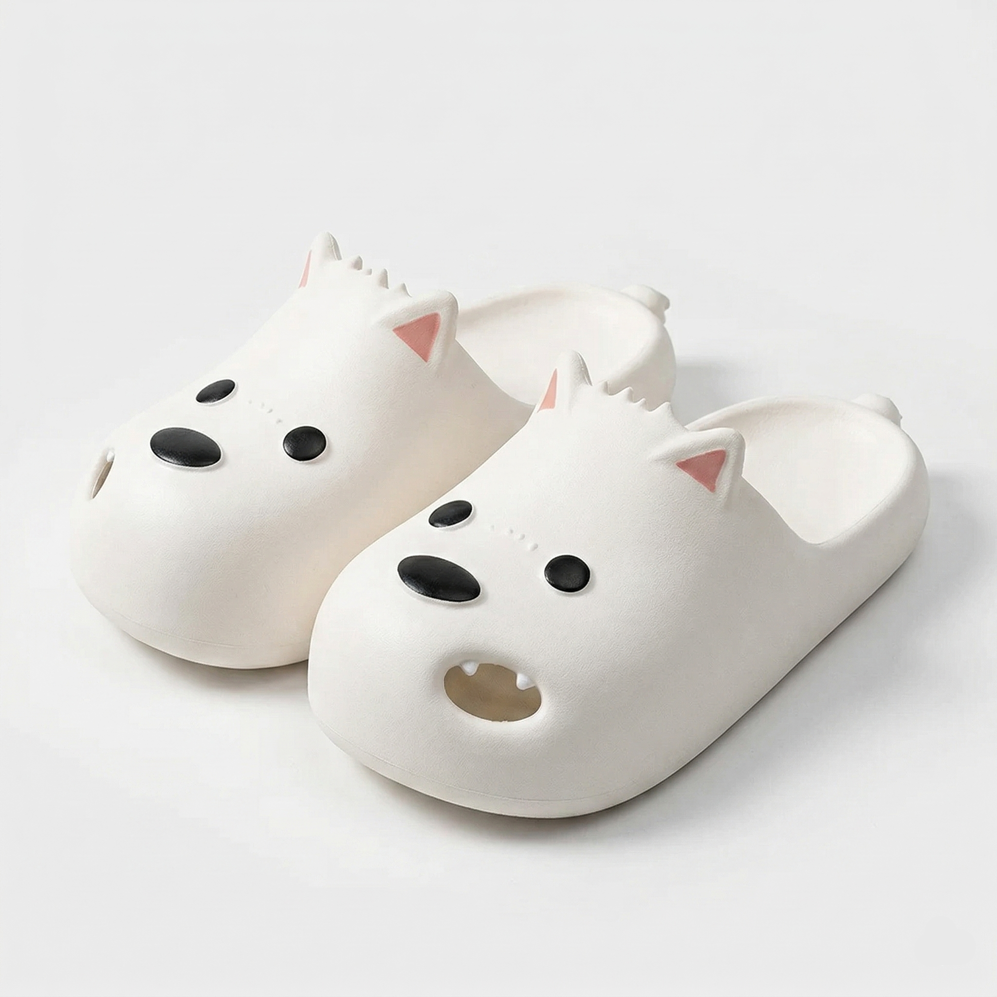 Claquettes Chien Westie Bochausson vue de profil