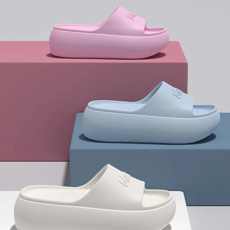 Claquettes Compensées Été Bochausson vue de dessus