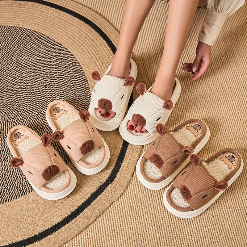 Claquettes Confortables Capybara Femme Bochausson vue complete