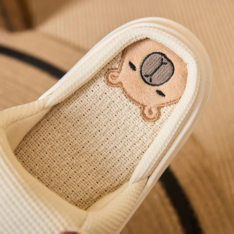 Claquettes Confortables Capybara Femme Bochausson vue d ensemble