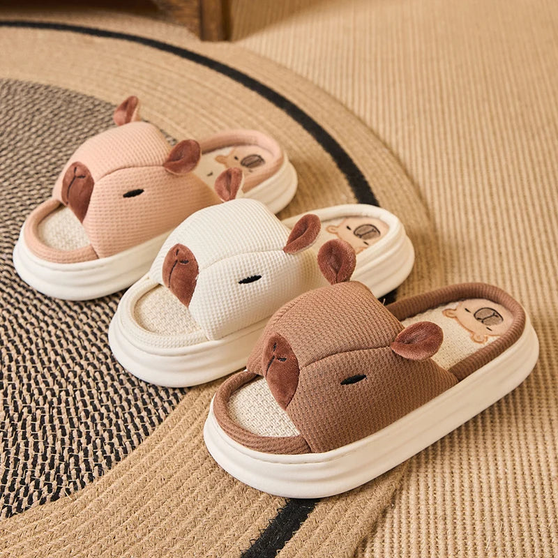 Claquettes Confortables Capybara Femme Bochausson detail