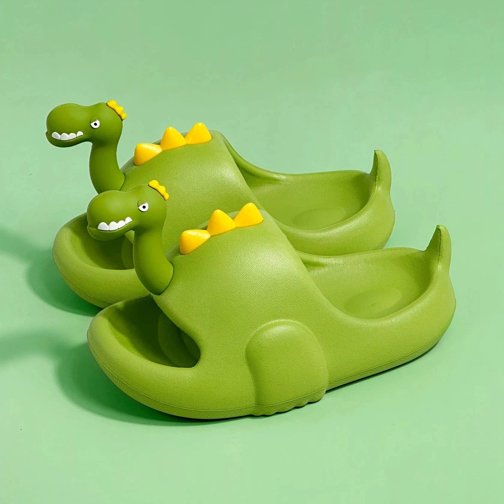 Claquettes Dinosaure Vert / 25-26