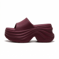 Claquettes Femme Compensées Bochausson vue de face