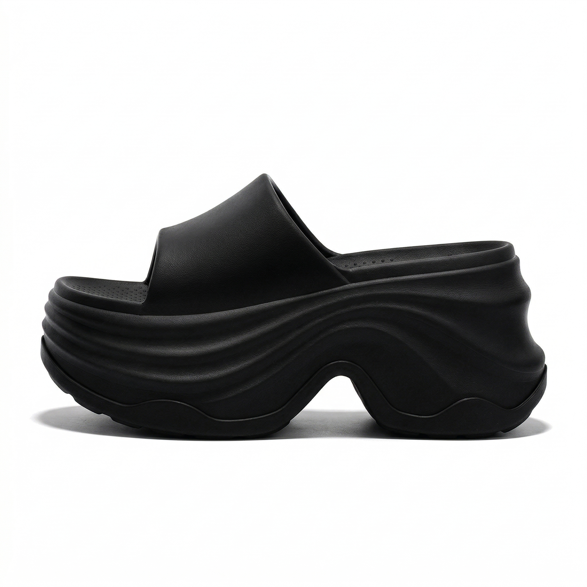 Claquettes Femme Compensées Bochausson vue d ensemble