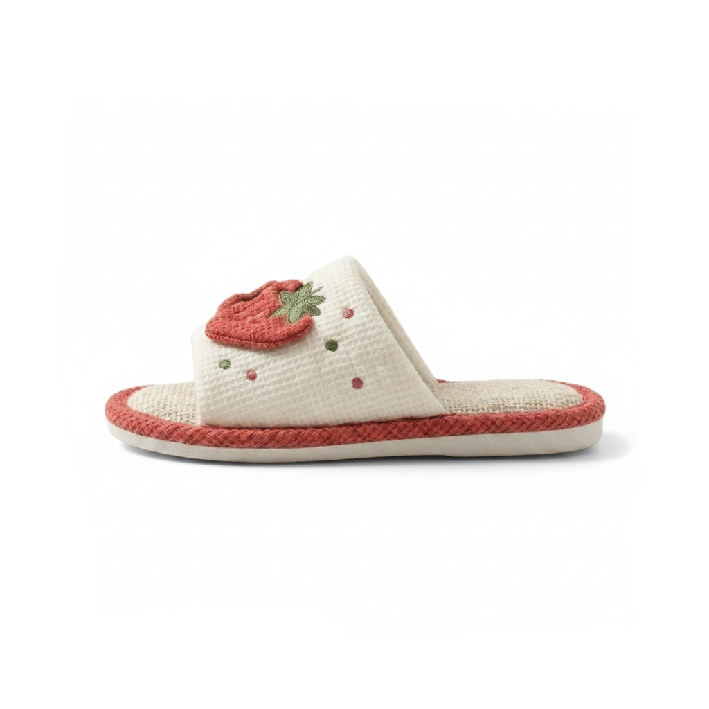 Claquettes Femme Fraise Bochausson vue de face