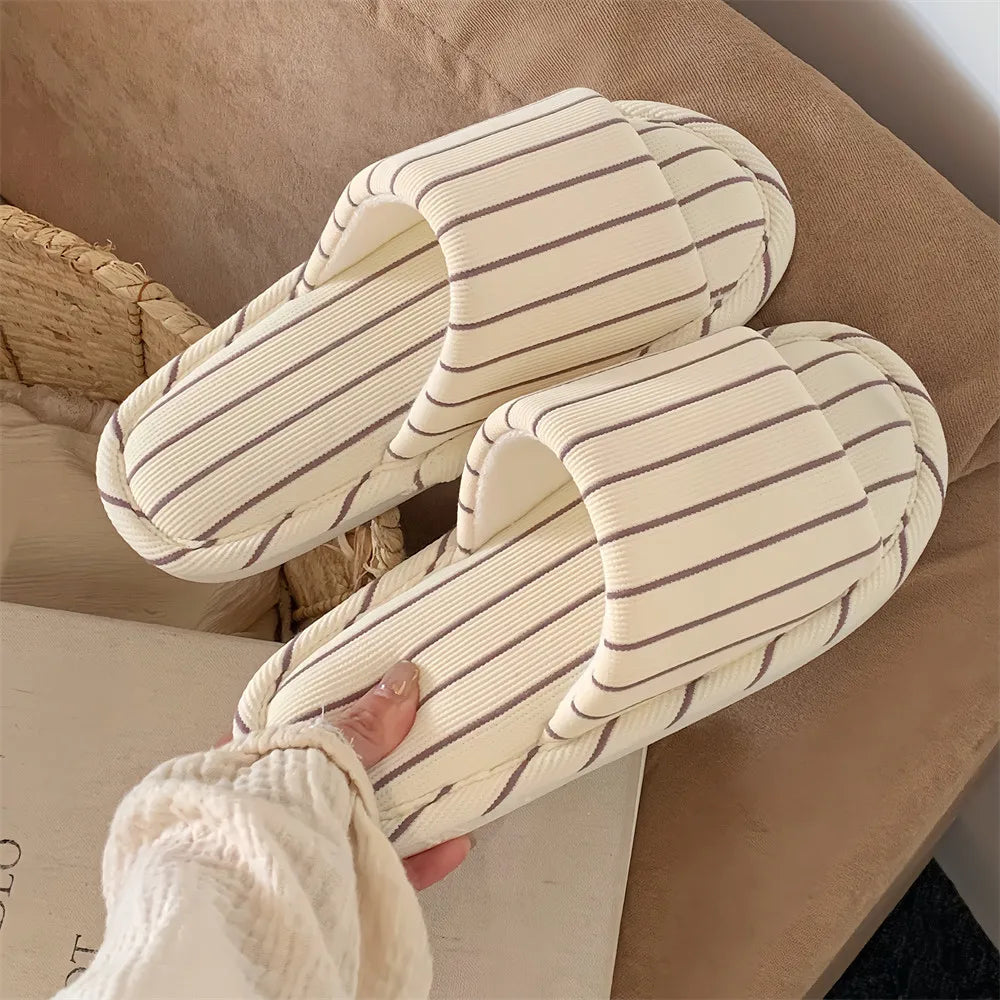 Claquettes Femme Tissu Bochausson vue complete