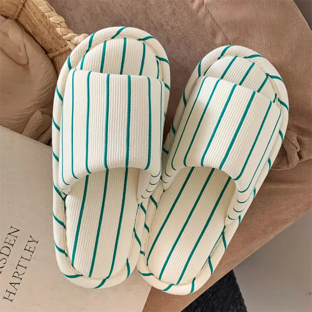 Claquettes Femme Tissu Bochausson vue de dessus
