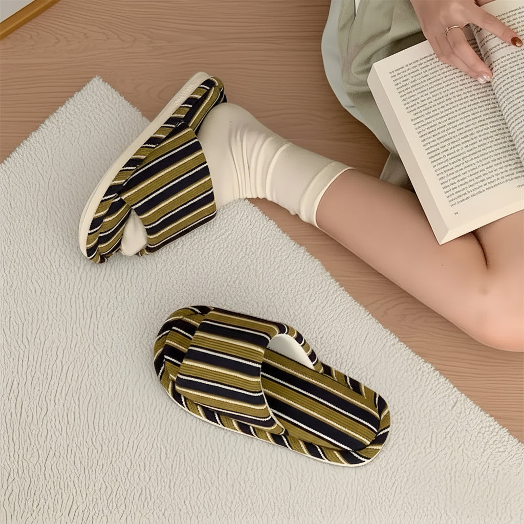 Claquettes Femme Tissu Bochausson vue d ensemble