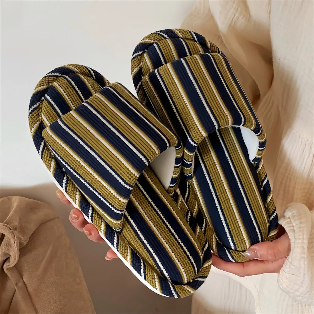 Claquettes Femme Tissu Bochausson vue arriere