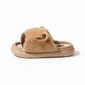 Claquettes Fourrure Capybara Femme Bochausson vue de face