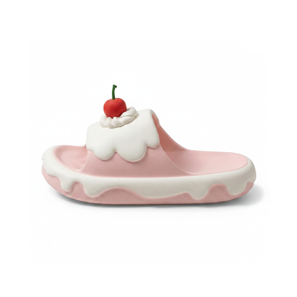 Claquettes Glace Gâteau Femme Bochausson vue de profil