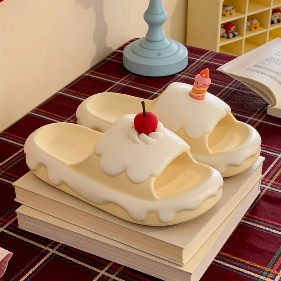 Claquettes Glace Gâteau Femme Bochausson vue d ensemble