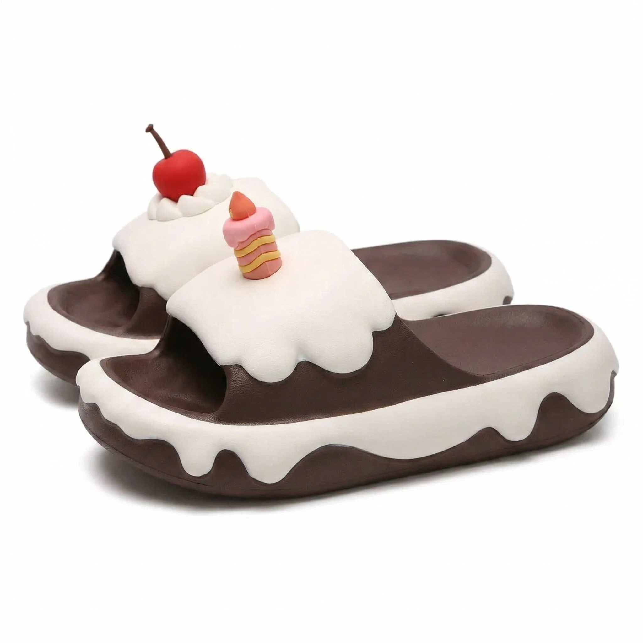 Claquettes Glace Gâteau Femme Bochausson vue arriere