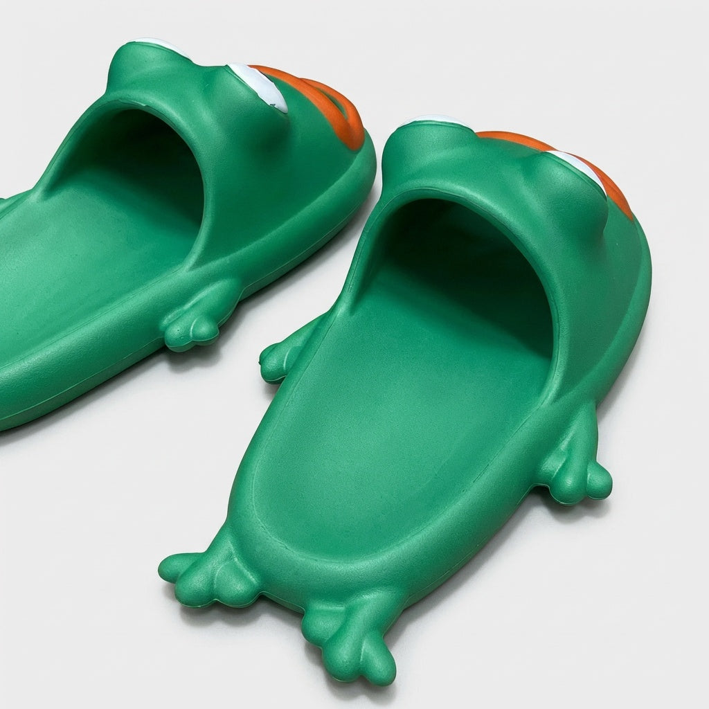 Claquettes Grenouille Plage Bochausson vue portee