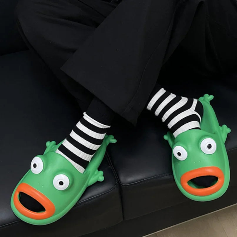 Claquettes Grenouille Plage Bochausson vue d ensemble