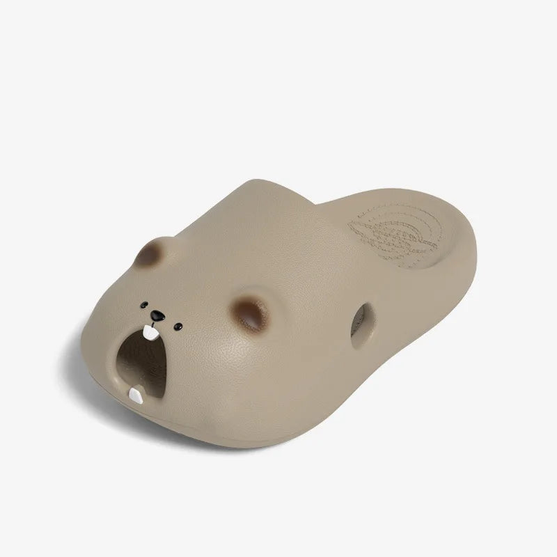 Claquettes Marmotte Plage Bochausson detail