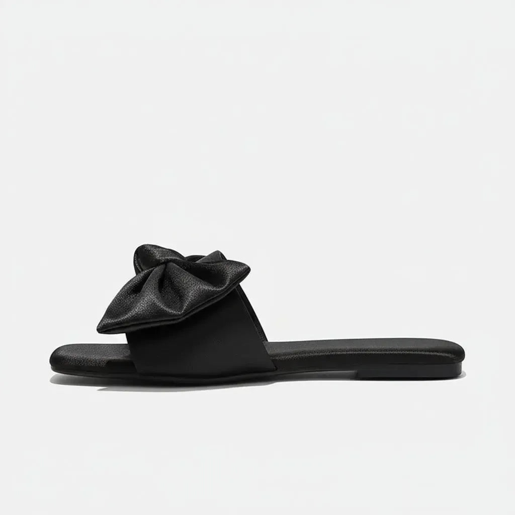 Claquettes Noeud en Satin pour Femme