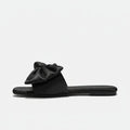 Claquettes Noeud en Satin pour Femme