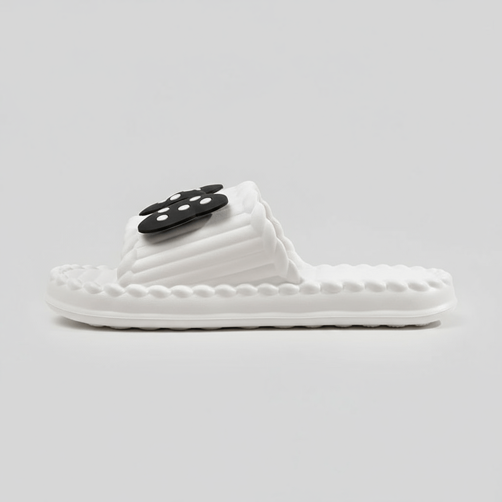 Claquettes Noeud pour Femme Blanc / 34-35