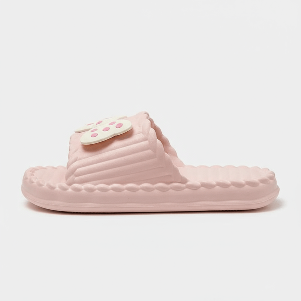 Claquettes Noeud pour Femme Rose / 34-35