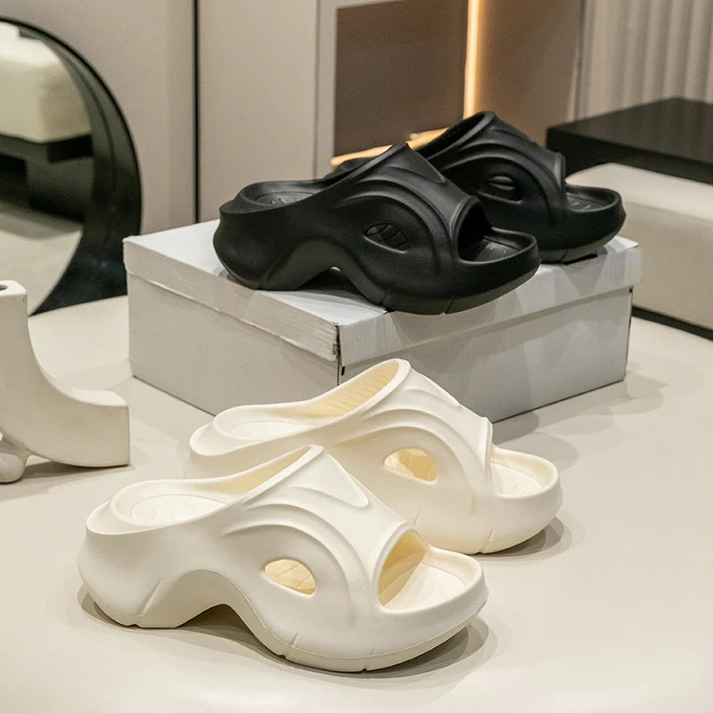 Claquettes Plateformes Femme Bochausson vue de face